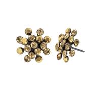 konplott - Ohrstecker - Magic Fireball Mini gelb/braun