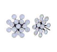 konplott - Ohrstecker - Magic Fireball weiß