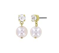 konplott - Ohrstecker - Pearl Shadow beige/gold