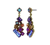 konplott - Ohrstecker - Straight to Las Vegas blau/braun