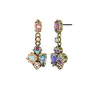 Konplott: pendelnde Ohrstecker Ballroom, moderne Ohrstecker im Formen- und Farbenmix, für Damen/Frauen (pastel-multi)