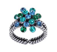 konplott - Ring - Magic Fireball blau/grün