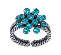 konplott - Ring - Magic Fireball blau/silver