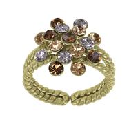 konplott - Ring - Magic Fireball braun/gold