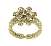 Konplott - KONPLOTT Ring Magic Fireball Mini beige Messing glänzend