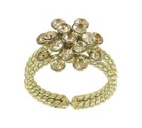 Konplott - KONPLOTT Ring Magic Fireball Mini beige Messing glänzend