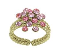 Konplott - KONPLOTT Ring Magic Fireball Mini pink antik Messing