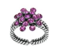 konplott - Ring - Magic Fireball pink/silver