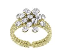 konplott - Ring - Magic Fireball weiß/gold