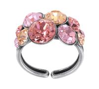 konplott - Ring - Petit Glamour gelb/pink