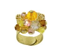 konplott - Ring - Zodiac gelb/gold