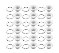 KONTONTY 100 Stück Teiliges Ösen Robustem Eisen Vielseitige Schuhbandösen und Nieten für Leder Kleidung Dicke Stoffe für Schuhbänder Lederarbeiten und Bekleidungsreparaturen