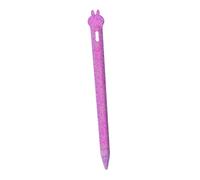 KONTONTY 1stück Cartoon Silikon Pen Sleeve Für Pencil Anti-Schock rutschfest Schützt Vor Sturz Und Verlust Lustiges Design Mit Glitzer Und Kaninchenmotiv