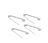 KONTONTY 50 Stück Silber Sicherheitsnadeln 3,5cm Metall Broschennadeln Zum Basteln Nähen Selbstgemacht Schmuckherstellung