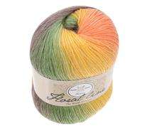 KONTONTY Gradient Farbverlauf Wolle Mitteldick Strickgarn für DIY Handstricken Häkeln Warme Hautfreundliche Langlebige Wolle für Pullover Mützen Schals Handgefärbtes Garn