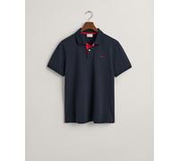 GANT Kontrast Pique Poloshirt Herren - Evening Blue (433) - 3XL