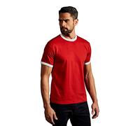 Promodoro Herren Kontrast-T-Shirt E3070 kurzarm Fire Red XL