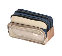 Kontrastfarbe Bleistift Gehäuse Clear Stifte Tasche Große Kapazität Stift Japanische Styles Stifte Ästhetik Großer Kapazität Beutel