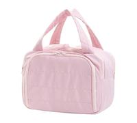 KoovDem Reise-Organizer-Tasche mit großem Fassungsvermögen - Kosmetik-Kulturbeutel für Geschäftsreisen, faltbare Make-up-Aufbewahrungstasche mit Griff, für Studenten, platzsparend, für alle