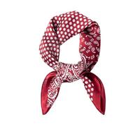 KOOYOL Halstücher Damenschal Faux Seidenschal Seidentuch Seide Leicht Seidenschal Bandana Halstuch Kopftuch Elegante Schal Tuch Geschenk für Frauen