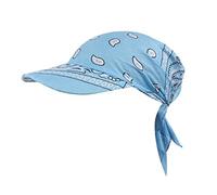 Kopfbedeckung Damen Sommer, Basecap Damen Baseball Cap Waschbar Hut Slouch Mütze, Sommer Kopftuch Strand Bandana Meer Sonne Sonnenschutz Baseballkappe Freizeit Sommercap (Light blue, One Size)