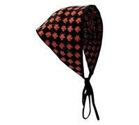 Kopftuch mit Karomuster, ausgehöhltes Haarband, Urlaub, Kopfbedeckung, Frühlings-Bandana, Blume, Kopftuch für verschiedene Anlässe und Outfits