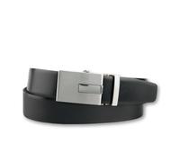 Herren Leder Gürtel 35 mm breit schwarz Automatikschließe 100 cm