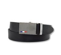 Koppelgürtel BERND GÖTZ "Koppelgürtel mit stufenloser Längenanpassung und naturgegerbt", Herren, Gr. 80, schwarz, Rindsleder, Gürtel Koppelgürtel (13919522-80) schwarz