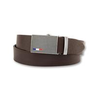 Koppelgürtel BERND GÖTZ "Koppelgürtel mit stufenloser Längenanpassung und naturgegerbt", Herren, Gr. 100, dunkelbrau, Rindsleder, Gürtel Koppelgürtel (88185419-100) dunkelbrau