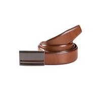 Koppelgürtel MONTI "BERLIN", Herren, Gr. 110, braun (light braun uni), Materialmix, unifarben, Gürtel Koppelgürtel, 3,5 cm breit, Klassisch-Business, Koppelschließe (67988445-110) light braun uni