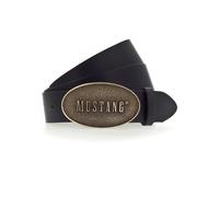 MUSTANG Leather Belt W105 Black 