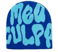 KORADI Damen Beanie Mütze MEA Culpa Word Head Toque Herren Y2K Stilvolle Beanie Mützen Winter Strickmütze für Geschenke, Königsblau, Einheitsgre