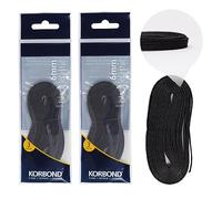 Korbond 6 mm x3 m Elastic Schwarz, 2 Stück