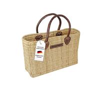 NATUREHOME Korbtasche Marktkorb Strandtasche mit 2 Henkeln