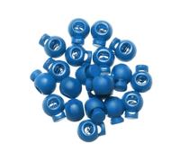 Kordelstopper, Kordelzug, Knebelverschlüsse for Kleidung, Federknebelstopper, 20 Stück, mehrfarbig, 6 mm Loch, Kunststoffstopper, Kordelstopper, Bohnenknebelclip, Bekleidung, Schnürsenkel, Sportbeklei