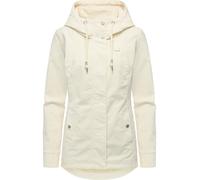 Kordjacke mit verstellbarer Kapuze "Alvena Cordy YOUMODO" Ivory XXXL