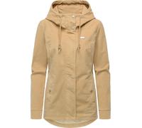 Cordjacke RAGWEAR "Alvena Cordy YOUMODO", Damen, Gr. L (40), sand, Material: 98% Baumwolle, 2% Elasthan; Innenfutter: 100% Polyester, figurumspielend hüftbedeckend, hoch geschlossener Ausschnitt, Ärme