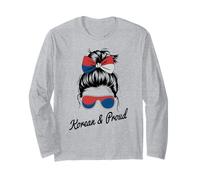 Koreanisches Mädchen Südkorea Nationalflagge Cheer Favorite Match Langarmshirt