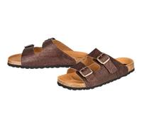 Kork-Deko Braune Kork-Sandalen - vegane Hausschuhe Unisex, Gr. 36-45, nachhaltig & bequem 38