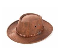 Kork-Deko Cowboyhut aus Korkstoff - beige oder braun (Korkhut, Hut aus Kork, Korkstoff) Braun