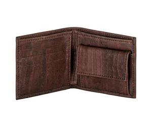 Kork-Deko Funktionelles, braunes Portemonnaie aus Kork