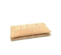 Kork-Deko Korkstoff Reisepass-Hülle Beige - 2 Kartenfächer, vegan & wasserabweisend