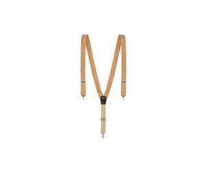 Kork-Deko Y-Hosenträger aus Kork - Beige