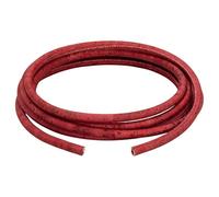 Korkschnur Rund Rot 5 mm - Länge 1 m - Naturkork Schnur für DIY Schmuck, Basteln, Dekoration - Nachhaltiges Korkband in Lederoptik - Vegan & Umweltfreundlich - Vielseitig einsetzbar