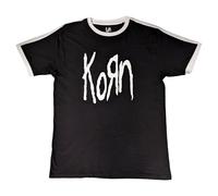Korn Band Logo Ringer T Shirt L