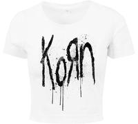 Korn Black Logo T-Shirt weiß in M