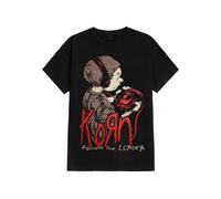 Korn - Follow - T-Shirt - Schwarz - S - 100% Baumwolle Schwarz S
