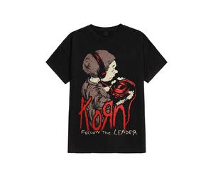 Korn - Follow - T-Shirt - Schwarz - S - 100% Baumwolle Schwarz S