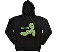 Korn Issues Tracklist Back Print) Black 2XL Hoodie