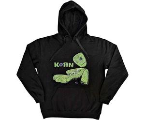 Korn Issues Tracklist Back Print) Black 2XL Hoodie